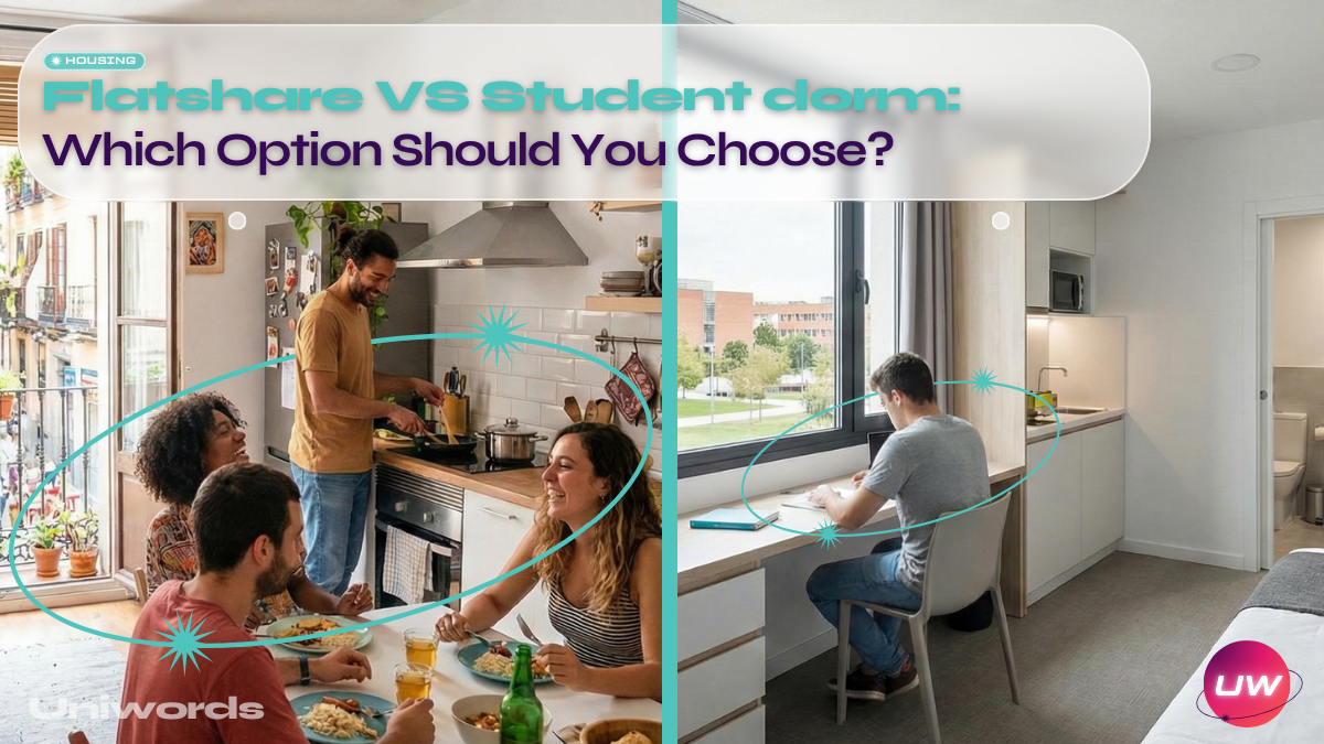 Student residence vs shared flat in Spain