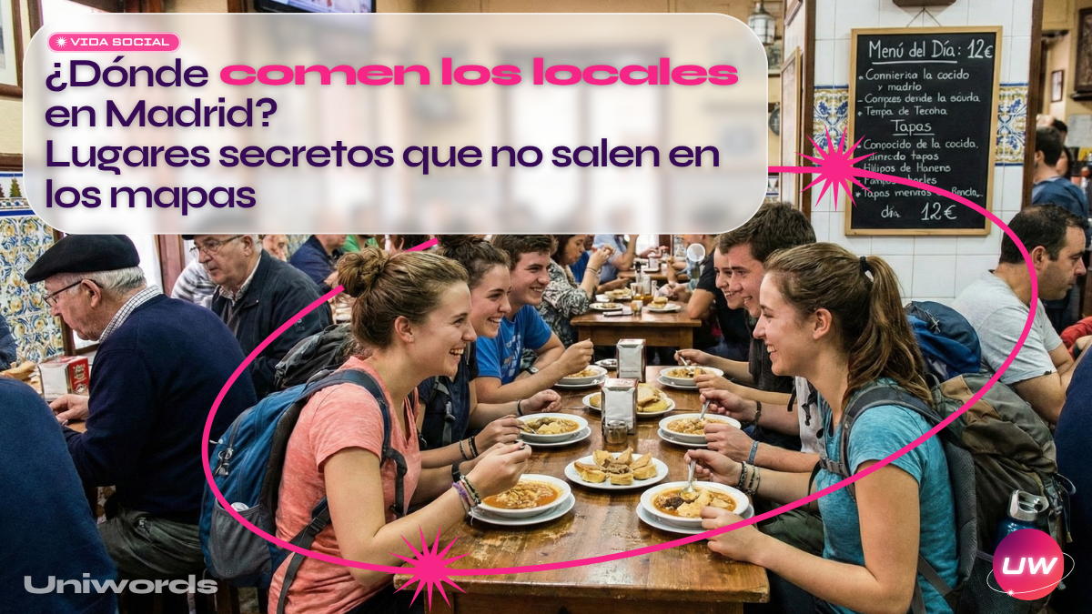 ¿Dónde comen los locales en Madrid? Lugares secretos que no salen en los mapas.