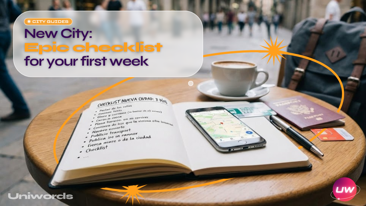 New City: Epic Checklist for Your First Week