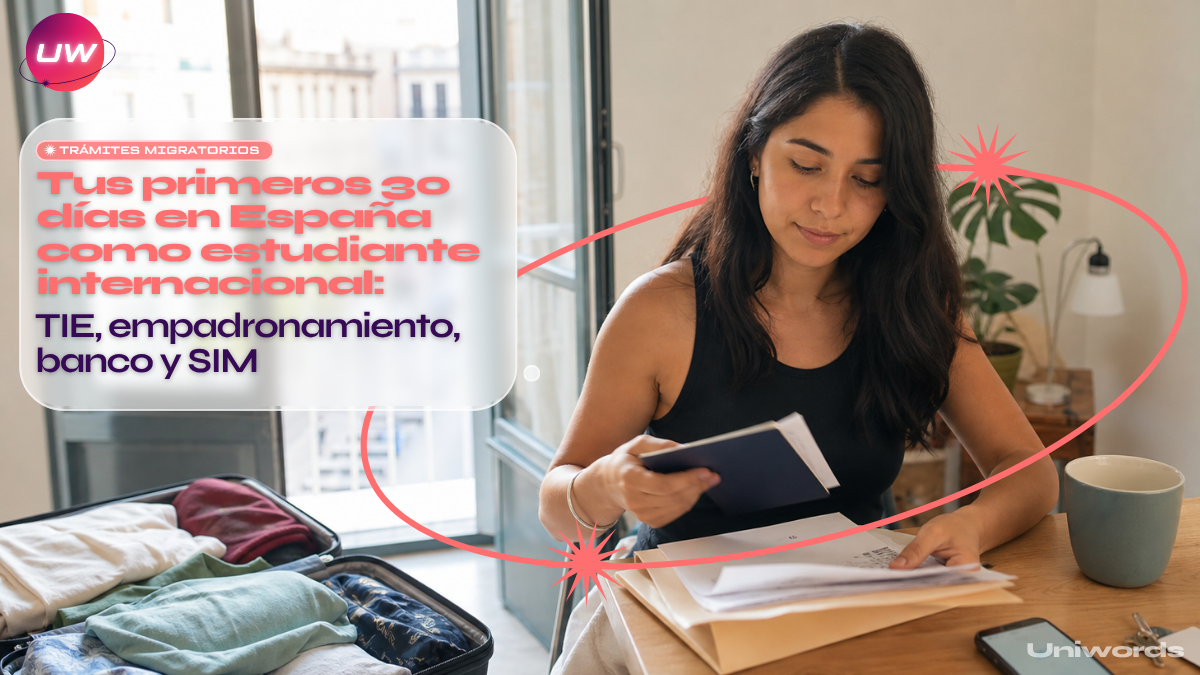 Tus primeros 30 días en España como estudiante internacional: TIE, empadronamiento, banco y SIM